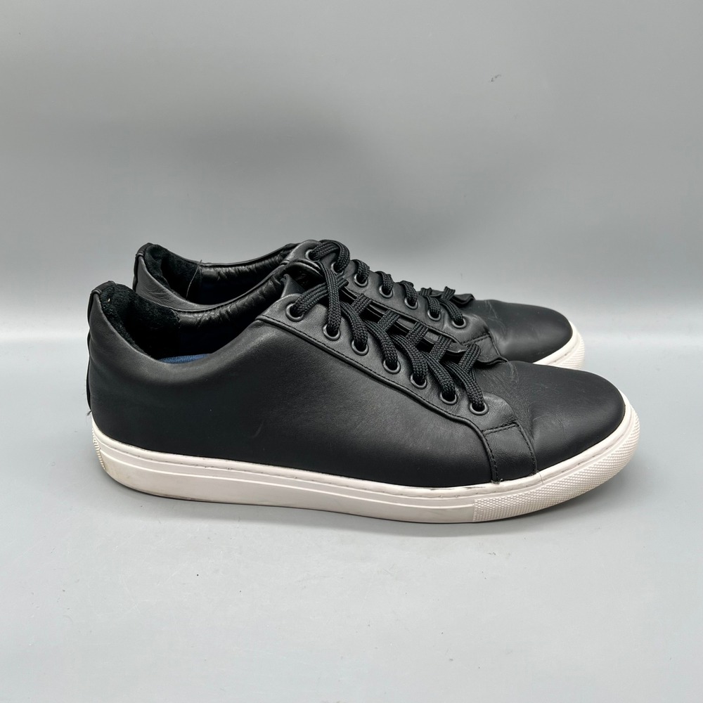 Thursday Boot Co Shoes Mens 8.5 Black Leather Premier Low Top Sneaker Minimalist